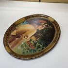 Coca Cola 1916 Tray -reproduction 1976 World War 1 Serving Ww1 Girl Oval Tin Tip