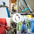 New Adjustable Hose Clamps Worm Gear Stainless Steel Clamp Assortment 15 Sizes