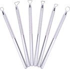 6 Pcs Clay Pottery Sculpting Tools Set Pottery Clay Sculpture Caving Scraper    