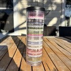 Starbucks 2017 Hearts Design Tumbler 16 Fl  Oz Acrylic Cup New No Box