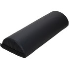 Half Round Bolster Pillow 26 X 9 X 4 5 Inch Black Foam Vinyl Massage Table Neck