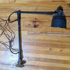 Vintage Singer Slf-10 Industrial Sewing Machine Table Elbow Lamp Light Fixture