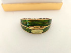 Vintage estee Lauder White Linen Solid Perfume Compact watermelon With Holder
