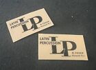 Lp Latin Percussion Maywood N  J  Stickers For Bongos Reprint  10 Pair  2 
