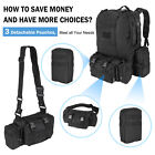 60l Military Tactical Backpack Rucksack Travel Bag For Camping Hiking Outdoor
