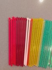 Vintage Cocktail Swizzle Sticks Lot 21 Plastic Drink Stir Stirrers Barware