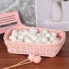 50 Pcs Small Polystyrene Eggs Oval Shaped Balls Easter Decorating Ideas Child