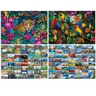 8 Pack 1000 Pieces Jigsaw Puzzles For Adults Family Game Challenging Puzzles