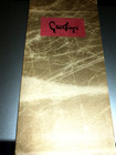 Nippon Glass Co Ltd Handmade Christmas Card Signed Yamamoto Cranes On Silk