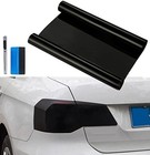  Extra-wide Headlight Taillight Vinyl Tint Wrap 16 Inch X 60 Inch Roll Black