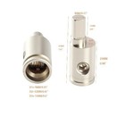 Amplifier Audio Amp 4awg To 4 Gauge Offset Reducer Brass Wire Terminal