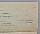 C s a  Confederate Original Almost-blank Invoice Of Ord    Stores - Civil War