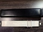 Pickett B-1 Bamboo Slide Rule With Case