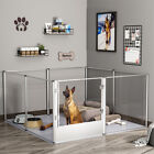 S-xxl Large Clear Acrylic Dog Playpen Pet Animal Bunny Ferret Dog Cat Fence Cage