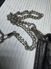 Harley Davidson Franklin Mint Pocket Watch   Chain   Leatherette Case
