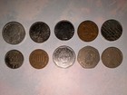 Collection Of 10 Large World Coins   Bulk World Coins   Collectors Lot