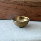 Antique Mongolian Tibetan  Buddhist  Brass  Offering Bowl