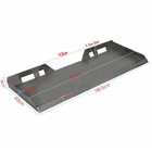1 2  Steel Quick Tach Attachment Mount Plate For Skidsteer Bobcat Kubota Heavy