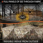Hunting Blind  360   See Through Ground Blind  4-6 Person Pop Up For Deer Hunting