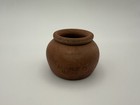 Vintage Boston Baked Beans Miniature Crock Ok Pottery Redware 1 5 