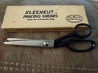Vintage Pinking Shears Kleencut With Automatic Stop Sewing Scissors   Box Usa