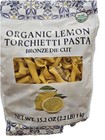 Di Bari Organic Lemon Torchietti Pasta Bronze Die Cut 35 2 Ounce  Organic