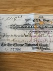 Antique Check From The First Nat l Bank Cooperstown  Ny 1899 W  Revenue Stamp