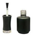 Empty Matte Black Glass Nail Polish Bottle 15 Ml   0 5 Oz - Bbt373
