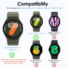 For Samsung Galaxy Watch 7 40 44 47mm Case Cover Tempered Glass Screen Protector