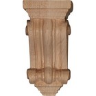 Devon Traditional Rubberwood Corbels 2 25 w X 2 25 d X 4 25 h - Wood Corw02x0   