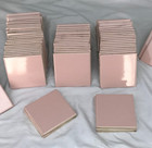 Vtg 1970 s 101 Atco Pink Made Usa Nos Ceramic Bathroom Tiles 4  Sq Old 807-26b