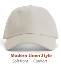 Linen Cotton Baseball Cap - Summer Ultra-ventilated Dad Hat For Men Women  Ad   
