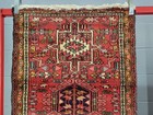 Beautiful Vintage Hand Knotted Persian Wool Rug Late 19th Century