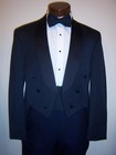 Navy Blue Formal Tuxedo Tail Coat By After Six -  Most Boy s Sizes