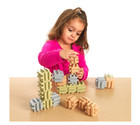 Excellerations Natural Tones Jumbo Linking Cubes - 20 Pieces