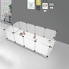 Portable Metal Small Dog Playpen Crate Fence Tent Pet Puppy Playpen Cage Puppy