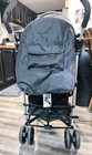 Summer 3dlitest Lightweight Single Stroller Black gray Canopy Basket Harness