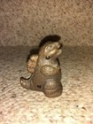 Rare Bronze Beetland Godzilla Japan Lighter 1978 No Inners Fin Spring Works 2  