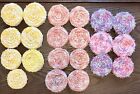 Set Of 5 Crocheted Scrubby Yarn Dish Scrubbies