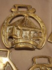 Lot Of 14 Horse Brasses Harness Bridle Rosettes Brass Medallions Vintage