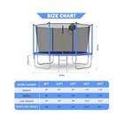 Multi size Trampoline Set  14ft  12ft  10ft  10ft  Perfect For Backyard Fun