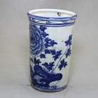 Chinese Old Ming And Qing Dynasties White And Blue Porcelain Vase                   
