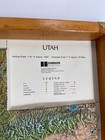 Framed Utah Natural Color Raised Relief Map Hubbard Scientific