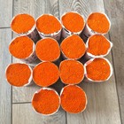 Vintage Orange Rug Maker 100  Virgin Wool Pre-cut Latch Hook Yarn Lot Of 14