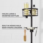 Better Homes   Gardens Rust-resistant Shower Caddy  3 Shelves  Bronze