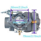 New Skid Steer Loader Carburetor For Ford 1 6l Clark Bobcat Skid Steer 6598372