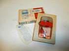 Vintage Scripto Vu Lighter Red Fish Fly  Unused In Original Box 