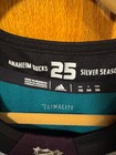 Mighty Ducks Hockey Jersey 25th Silver Season Nwt Adidas Size 56