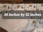 2 Waterproof Baby Pads Organic Cotton Crib Mattress Protector Soft Absorbent New