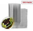 32oz Salad Bowls To-go With Lids 100 Count Clear Plastic Disposable Containers
